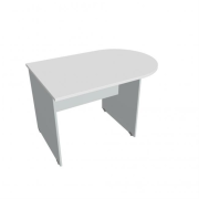 Doplnkový stôl Gate, 120x75,5x80 cm, biely/sivý