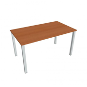 Rokovací stôl Uni, 140x75,5x80 cm, čerešňa/sivá