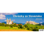 Stolový kalendár Obrázky zo Slovenska 2024