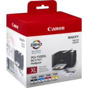 Atramentová náplň Canon PGI-1500 BK/C/M/Y XL multipack pre MAXIFY MB2050/2150/2350