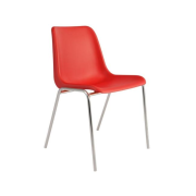 Jedálenská stolička Vincenza, červená