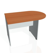 Doplnkový stôl Gate, 120x75,5x80 cm, čerešňa/sivá