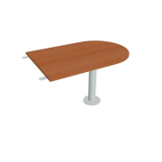 Doplnkový stôl Flex, 120x75,5x80 cm, čerešňa/kov