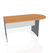 Doplnkový stôl Gate, 160x75,5x80 cm, jelša/sivá
