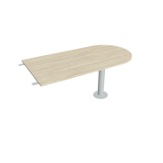 Doplnkový stôl Cross, 160x75,5x80 cm, agát/kov