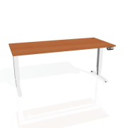 Pracovný stôl Motion, PO, 3S, 180x61 - 128x80 cm, čerešňa/sivá