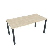 Rokovací stôl Uni, 160x75,5x80 cm, agát/čierna