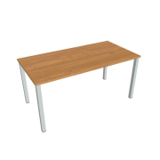 Rokovací stôl Uni, 160x75,5x80 cm, jelša/sivá