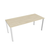 Rokovací stôl Uni, 180x75,5x80 cm, agát/biela