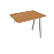 Pracovný stôl UNI A, k pozdĺ. reťazeniu, 80x75,5x60 cm, jelša/sivá