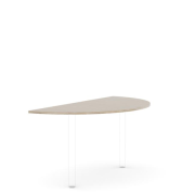 Doplnkový stôl bez nohy BASIC, 160x80x2,2cm, dub SOMONA