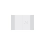 Obal na zošity A6 priesvitný 110 mic.