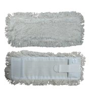 Mop 40 cm smyčka + prestrih Klaro - biely jazyk