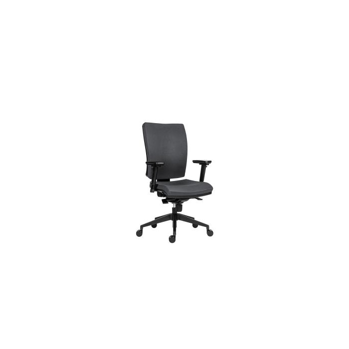 Kancelárska stolička Galia Plus, sivá + podrúčky AR08