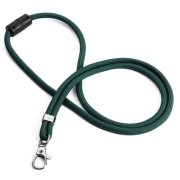 Závesný remienok DURABLE rPET so skobou, okrúhly, zelený 10 ks