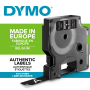 Permanentná vinylová páska Dymo D1 12 mm čierna/biela