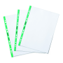Euroobal DURABLE A4 90mic so zeleným okrajom 100ks