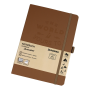 Zápisník Donau A5 outdoorový štvorčekový olivový s vodeodolným papierom